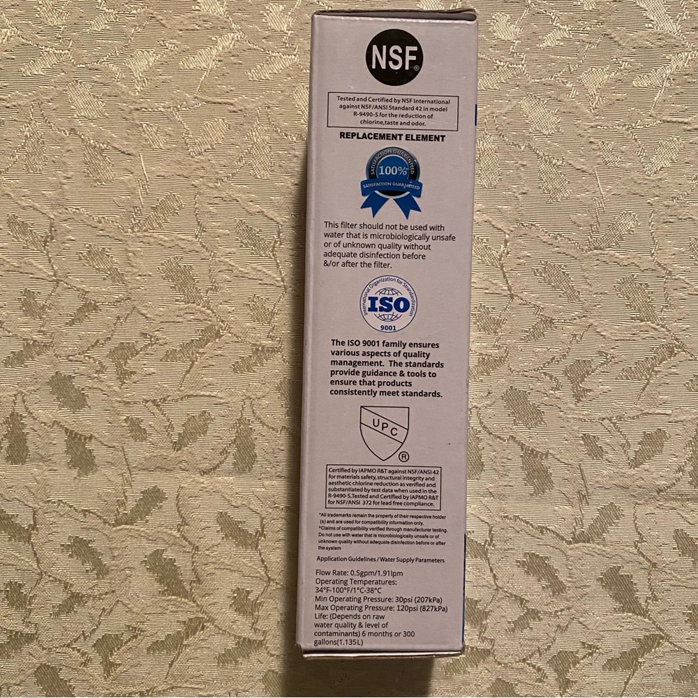 Refresh Refrigerator Water Filter Replacement Filter R-9490 - Picture 2 of 4